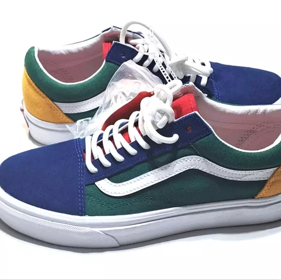 VANS NWT Old Skool Yacht Club multicolor Size 6.5 Mens/womans 8 outdoor casual - Picture 3 of 10